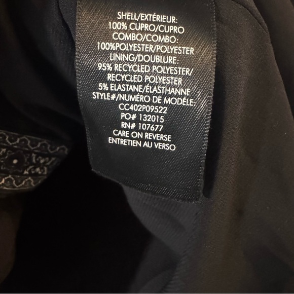 Alice + Olivia Bertha Blouson Sleeve Mini Dress in Monarch Black Print - Picture 8 of 8